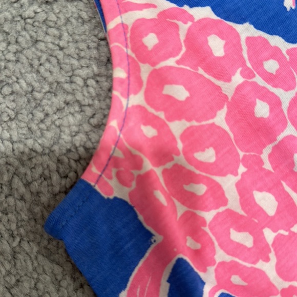 Lilly Pulitzer Kristen Swing Dress in Blue Heaven Little Flamenco in Sz Small - Picture 7 of 9